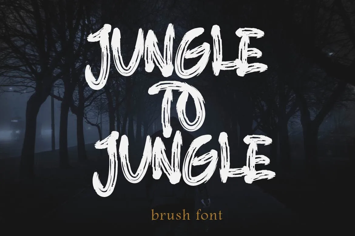 Jungle to Jungle Font Jungle to Jungle Font Poster 1