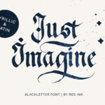 Just Imagine Font Poster 3