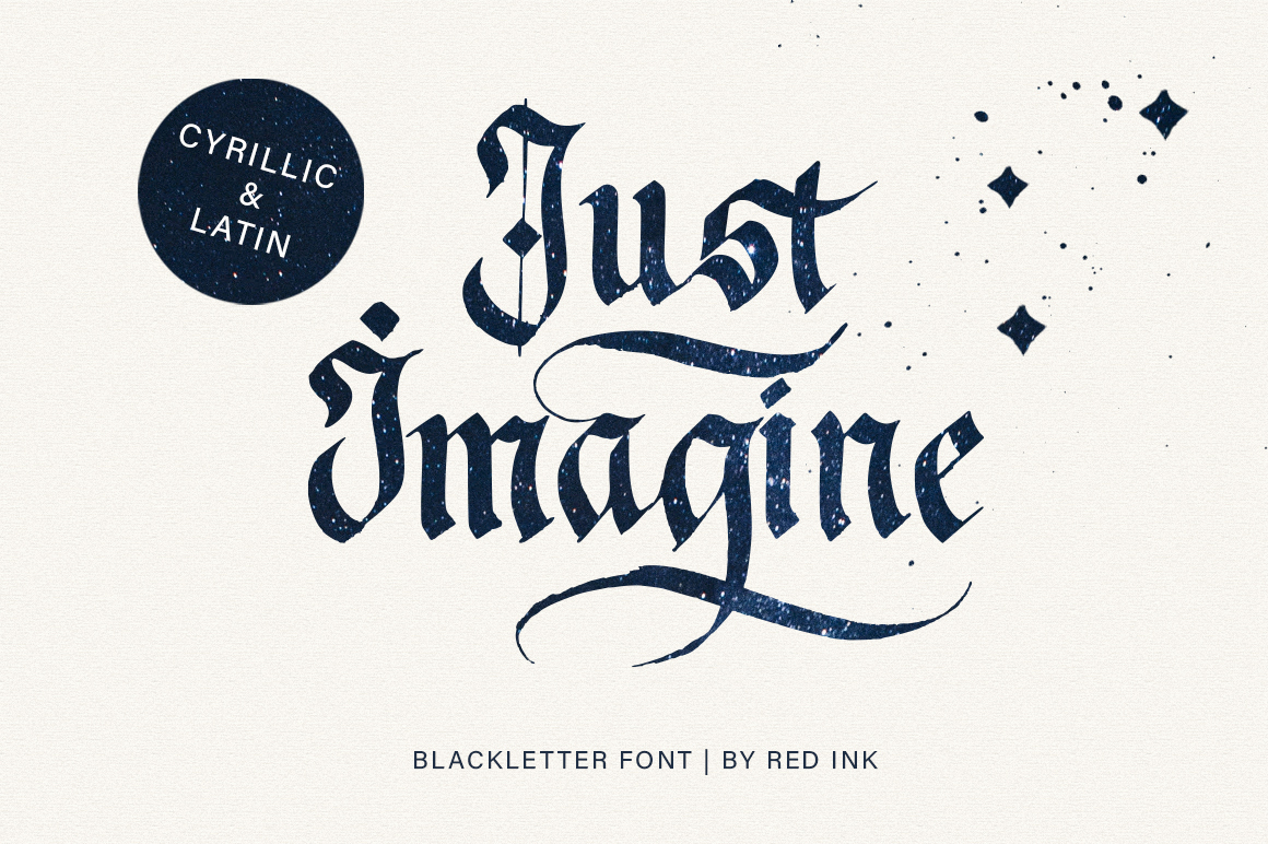 Just Imagine Font Poster 1