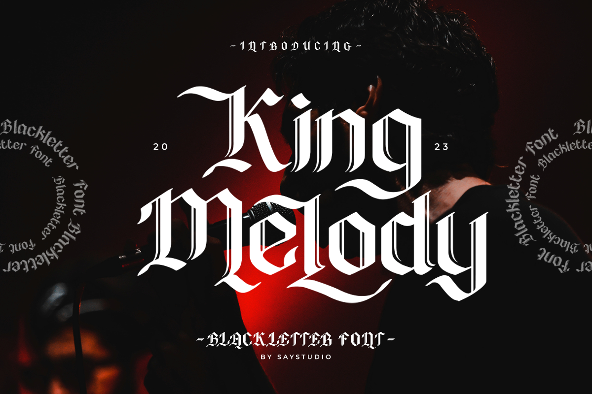 King Melody Font Poster 1