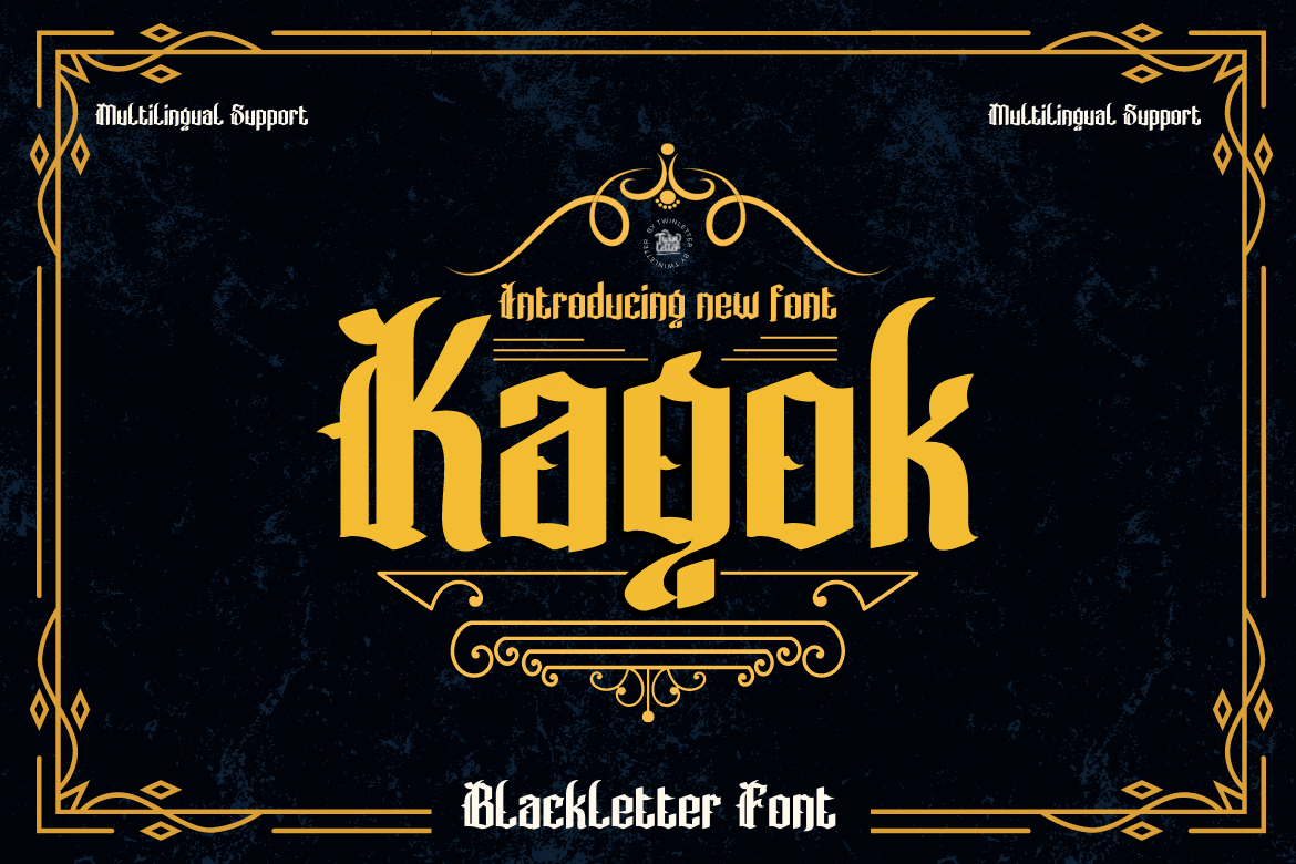 Kagok Font Poster 1