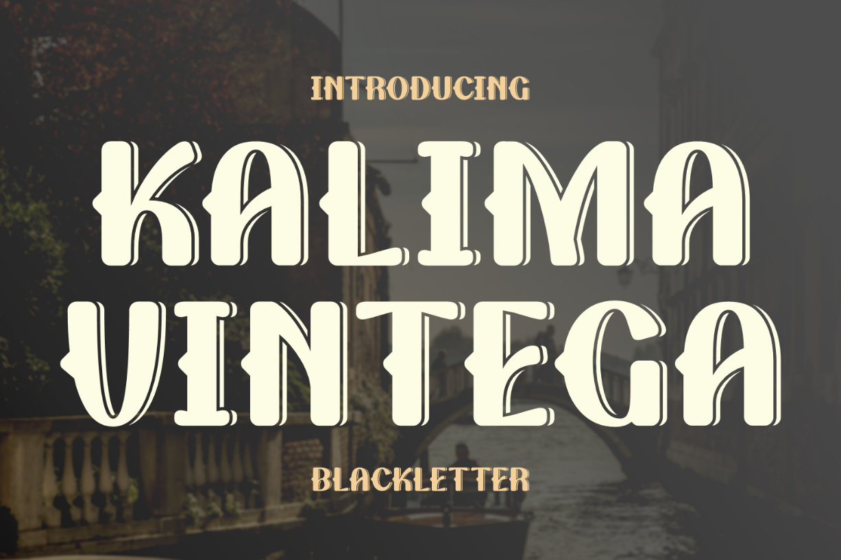 Kalima Vintega Font Poster 1