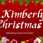 Kimberly Christmas Font Poster 3
