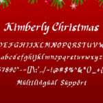 Kimberly Christmas Font Poster 7