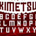 Kimetsu Font Poster 6