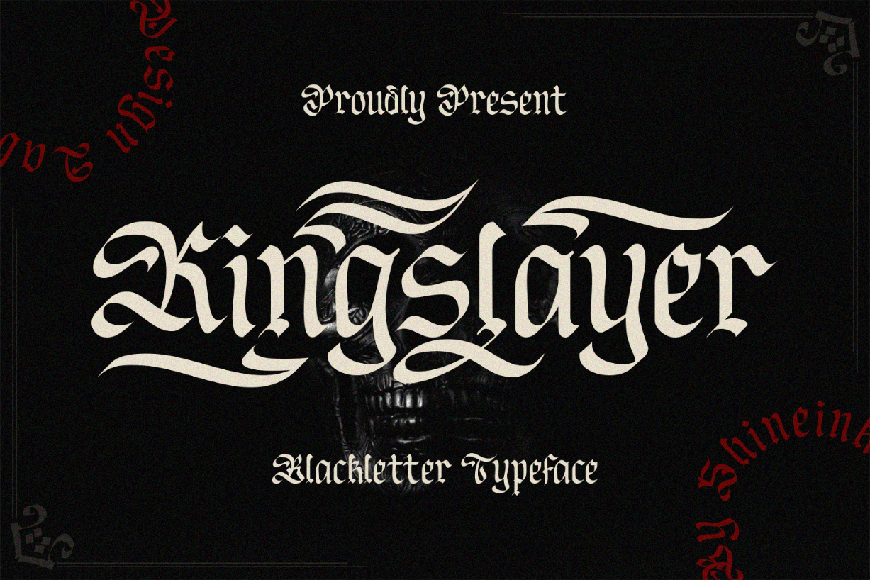 Kingslayer Font Poster 1
