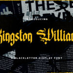 Kingston Williams Font Poster 3