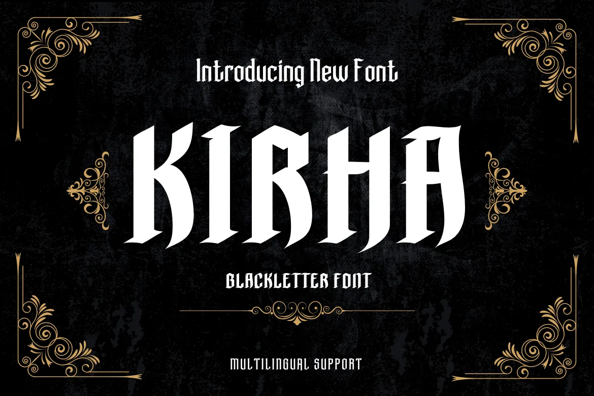 Kirha Font Poster 1