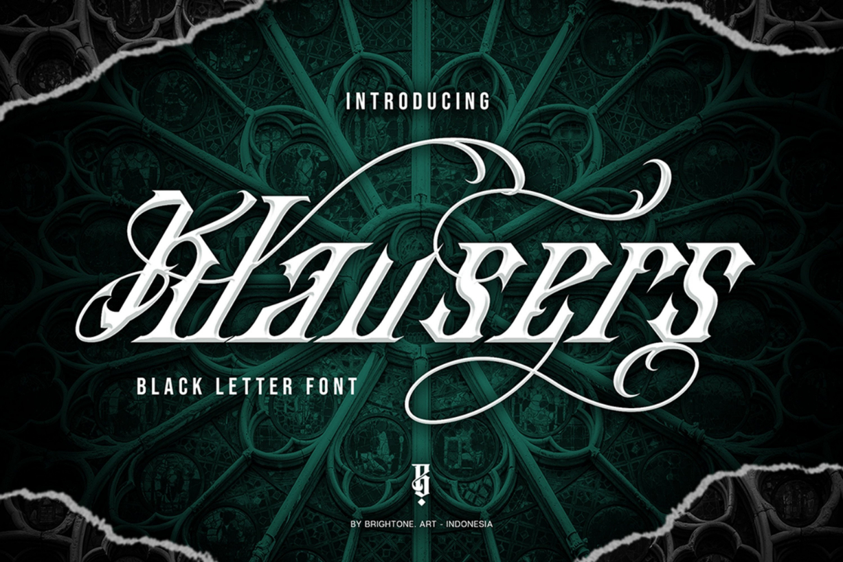 Klausers Font Poster 1