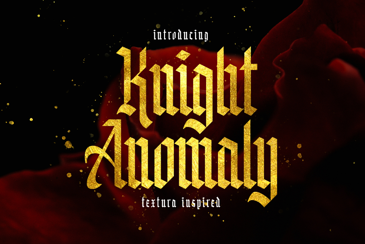 Knight Anomaly Font Poster 1
