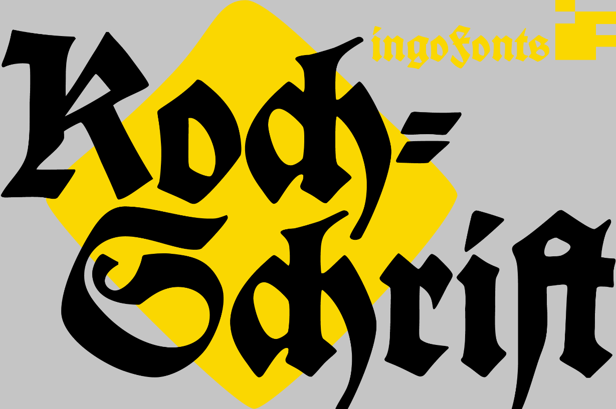 Koch Schrift Font