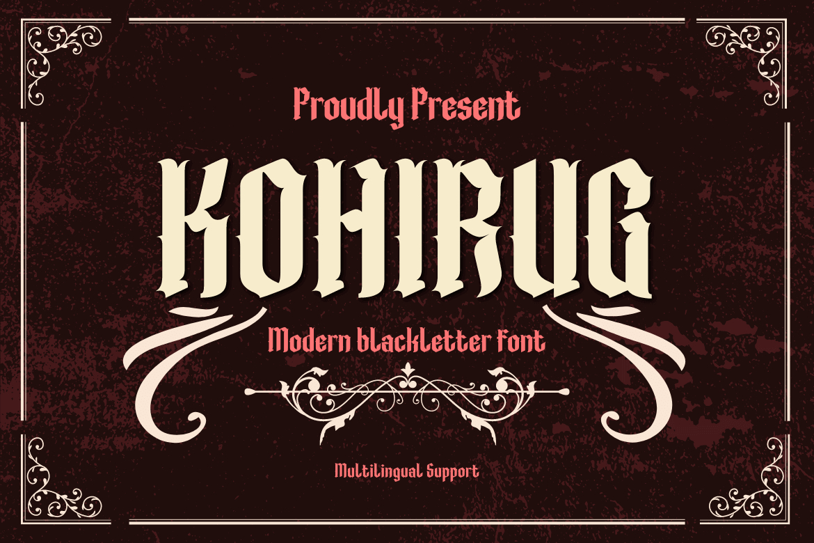 Kohirug Font Poster 1