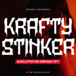 Krafty Stinker Font Poster 3