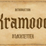 Kramood Font Poster 3