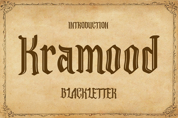 Kramood Font Poster 1