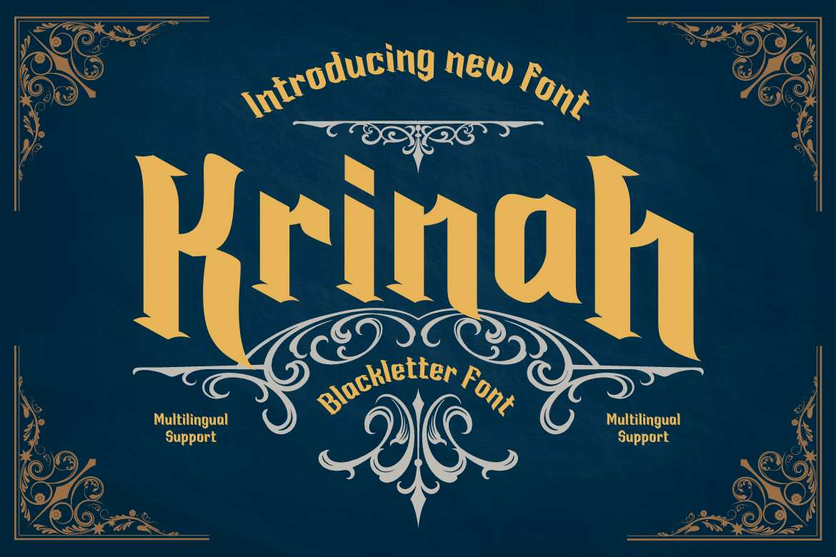 Krinah Font Poster 1