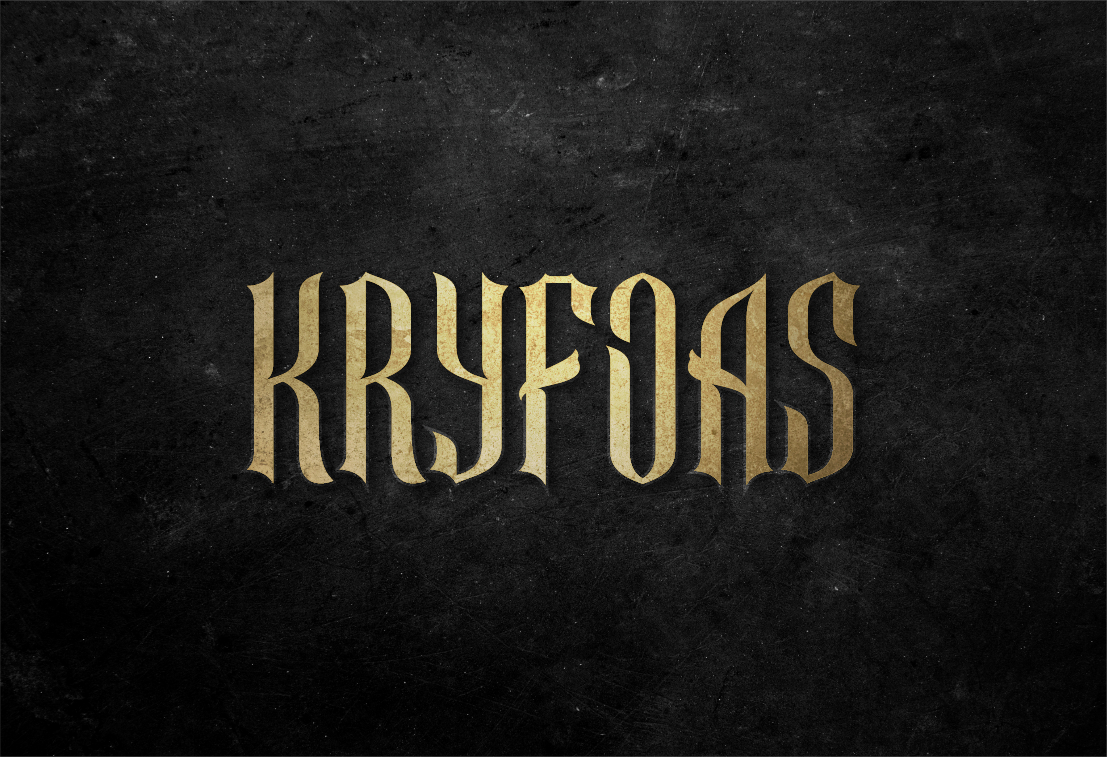 Kryfoas Font Poster 1