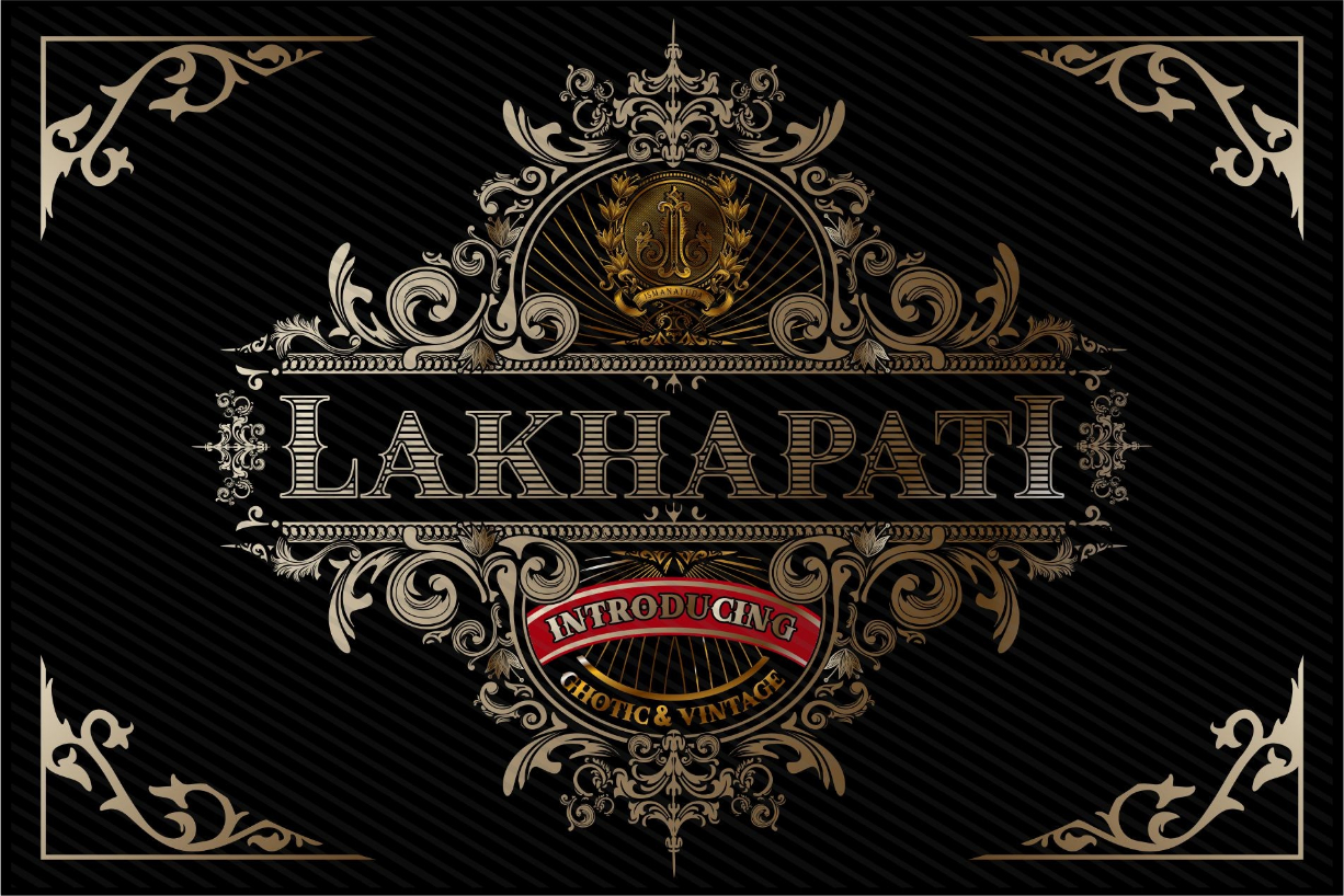 Lakhapati Font Poster 1