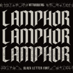 Lamphor Font Poster 3