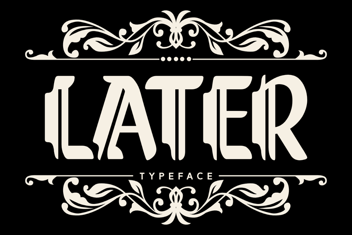 Later Font Poster 1