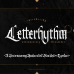 Letterhythm Font Poster 3