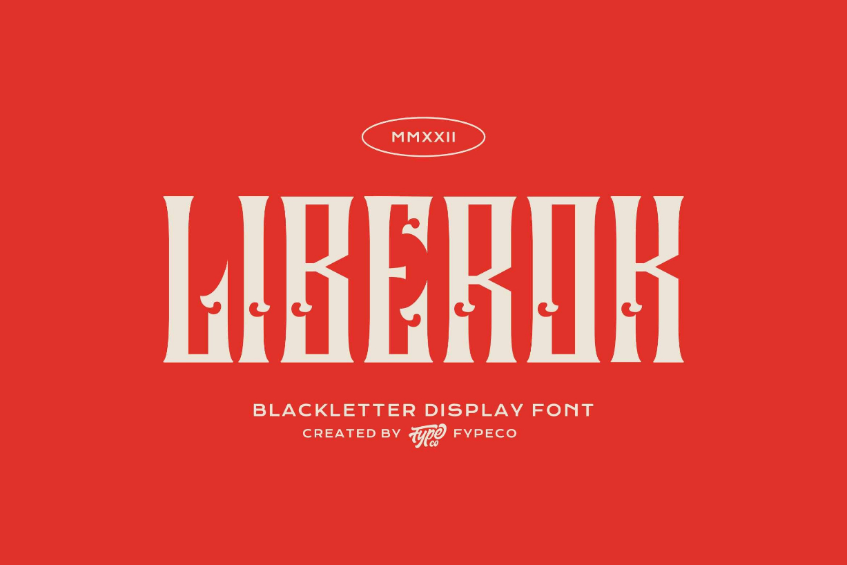Liberok Font Poster 1