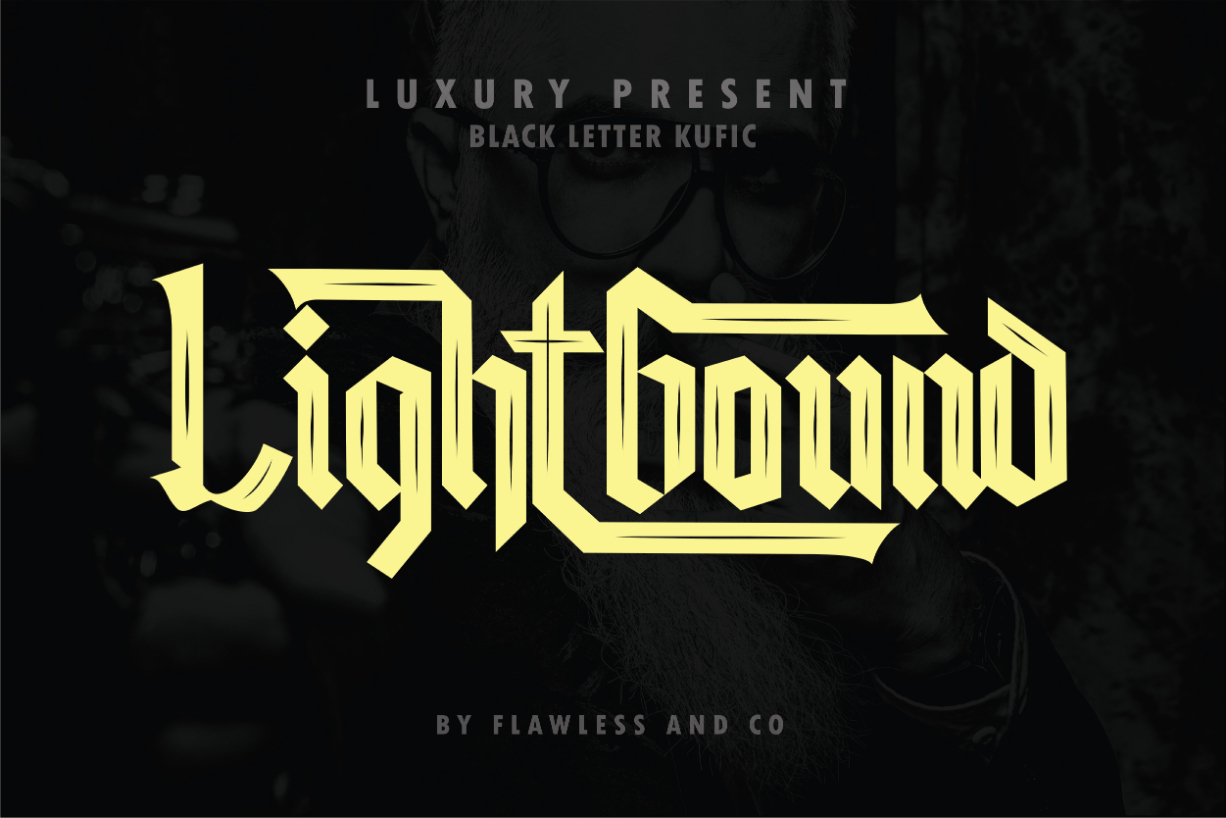 Lightbound Font Poster 1