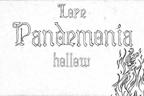 Lore Pandemonia Hollow Font