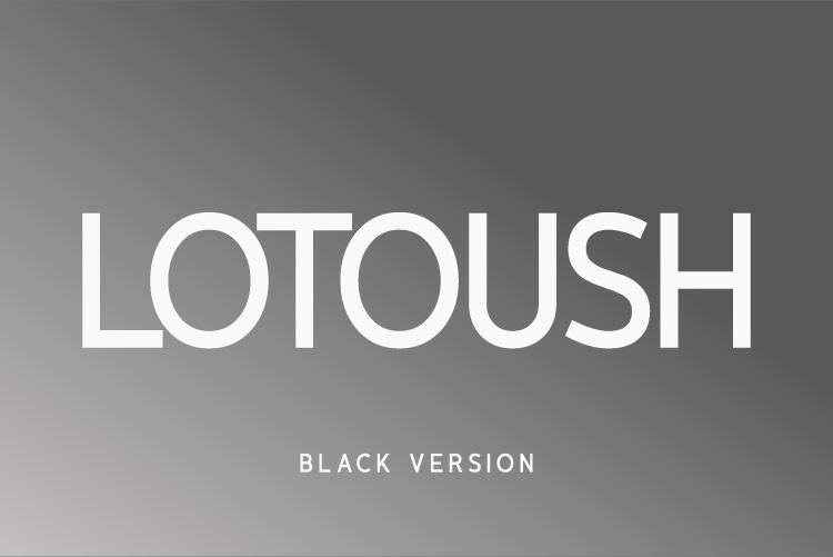 Lotoush Black Font