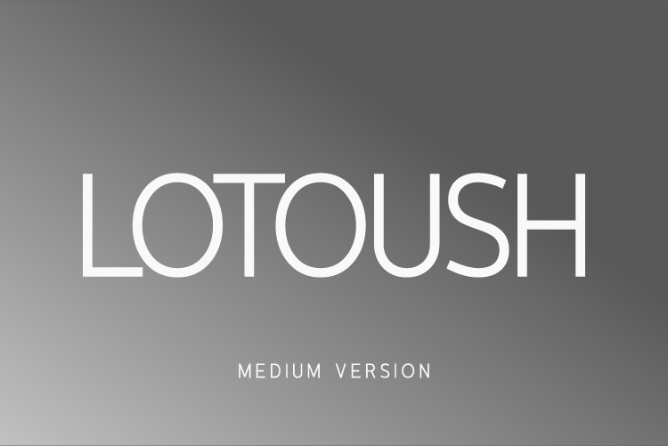 Lotoush Medium Font Poster 1