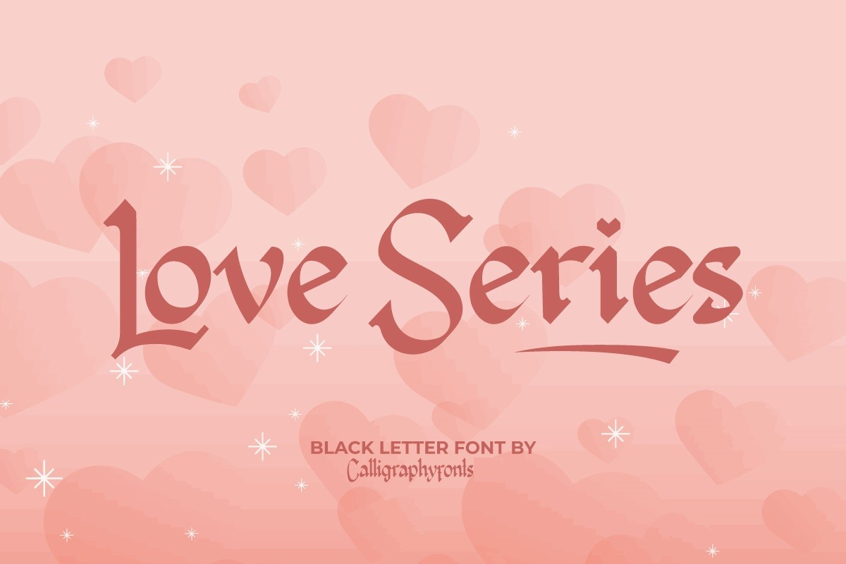 Love Series Font Poster 1