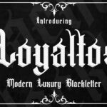 Loyaltos Font Font Poster 3