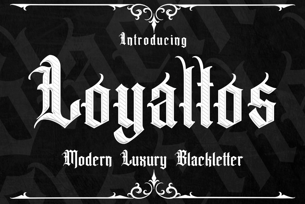 Loyaltos Font Font Poster 1