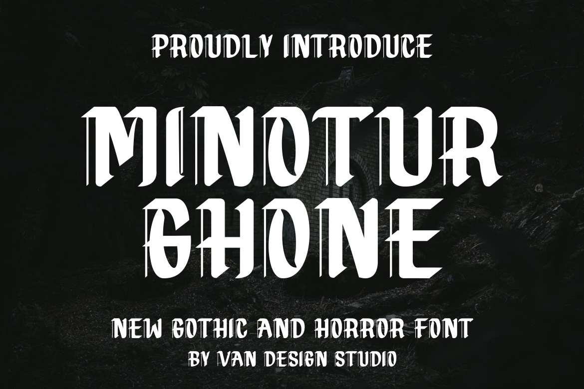 Minotur Ghone Font Poster 1