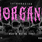 Morgano Font Poster 3