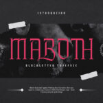 Maboth Font Poster 3