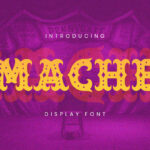 Mache Font Poster 3