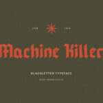 Machine Killer Font Poster 3