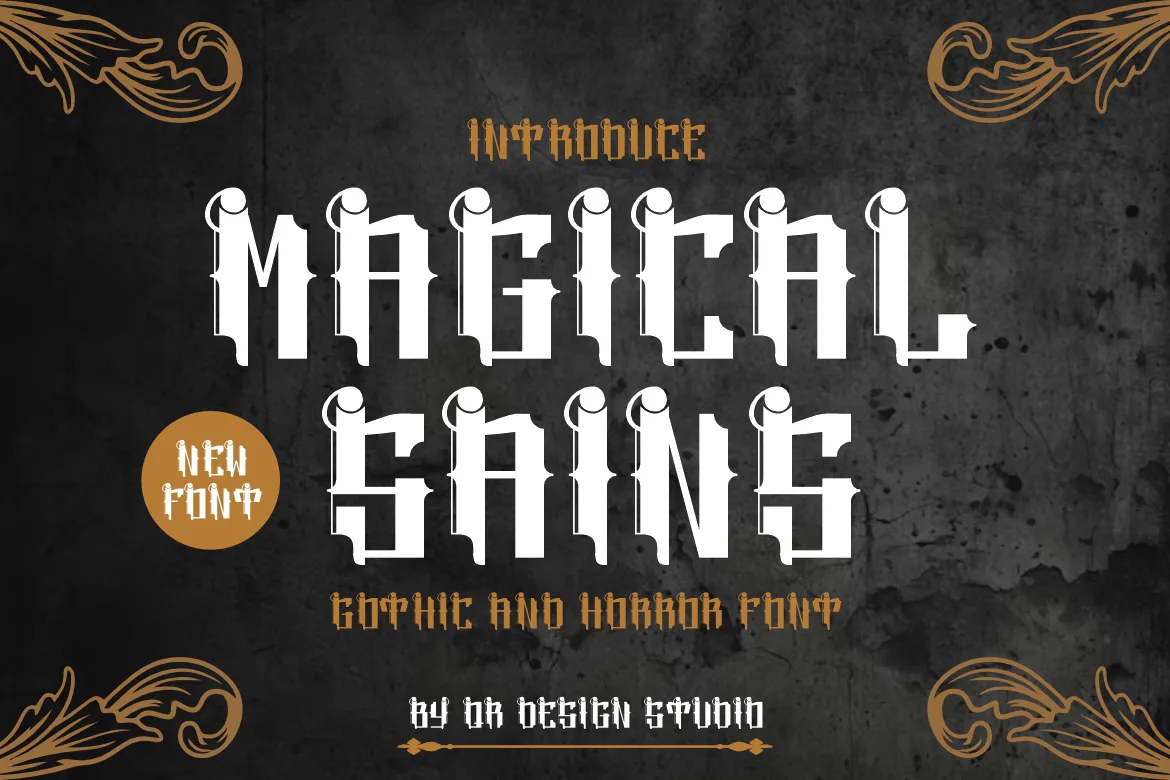 Magical Sains Font Magical Sains Font Poster 1