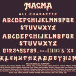 Magma Font Poster 10