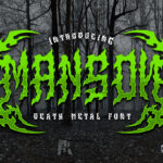 Manson Font Poster 3