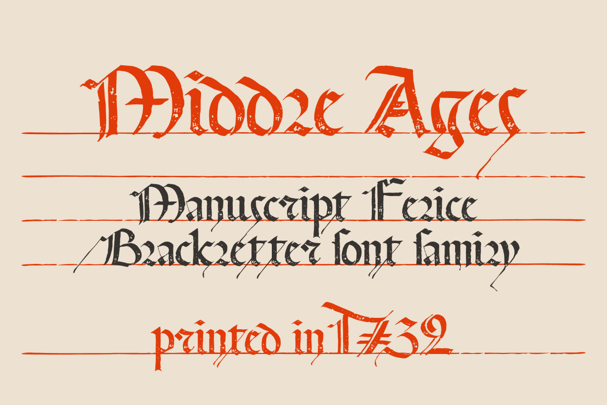 Manuscript Felice Font