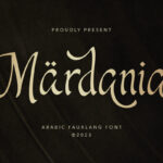 Mardania Font Poster 3