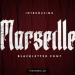Marseille Font Poster 3