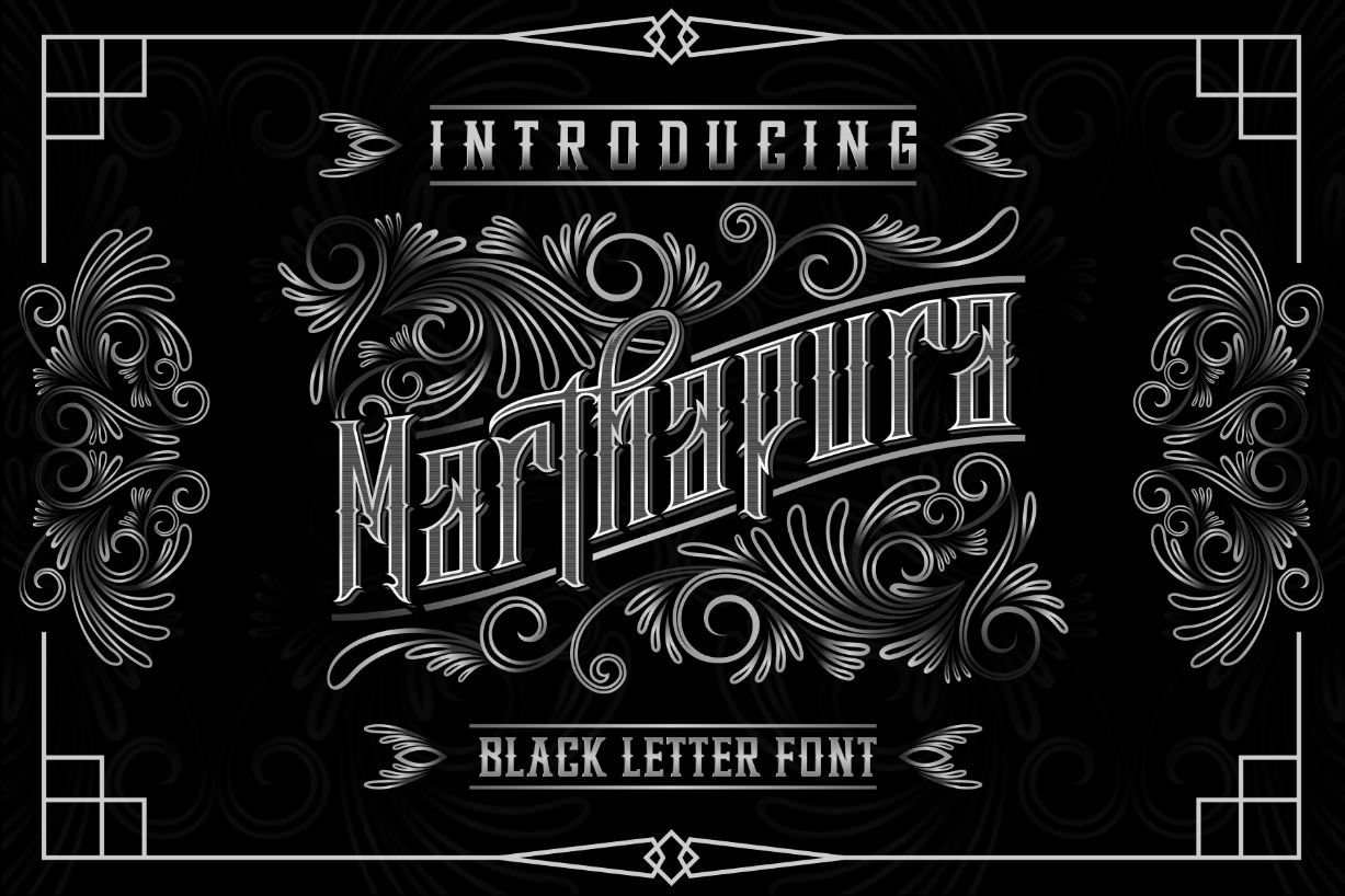 Marthapura Font Poster 1