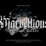 Marvellious Font Poster 3