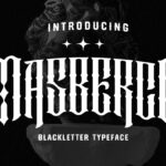 Masberco Font Poster 3