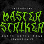 Master Stricker Font Poster 3