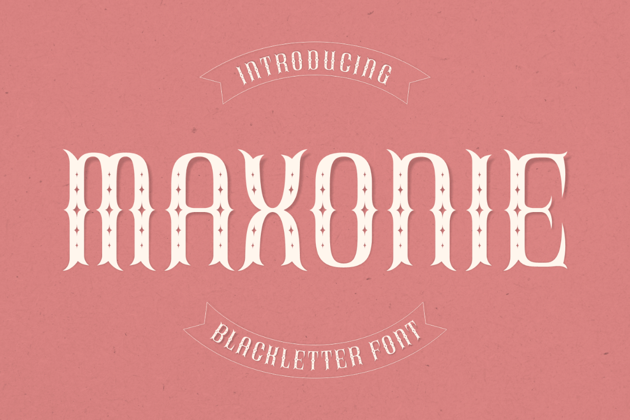 Maxonie Font Poster 1