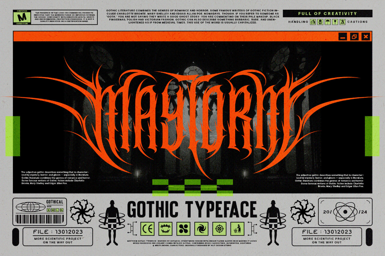 Maytorm Font